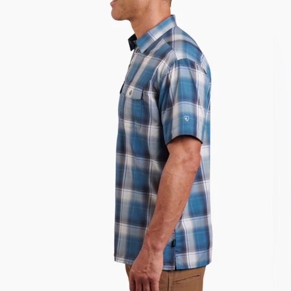 KUHL RESPONSE Quick Drying wrinkle-resistant ELÜXUR™ LITE fabric Sz Large - Picture 3 of 10